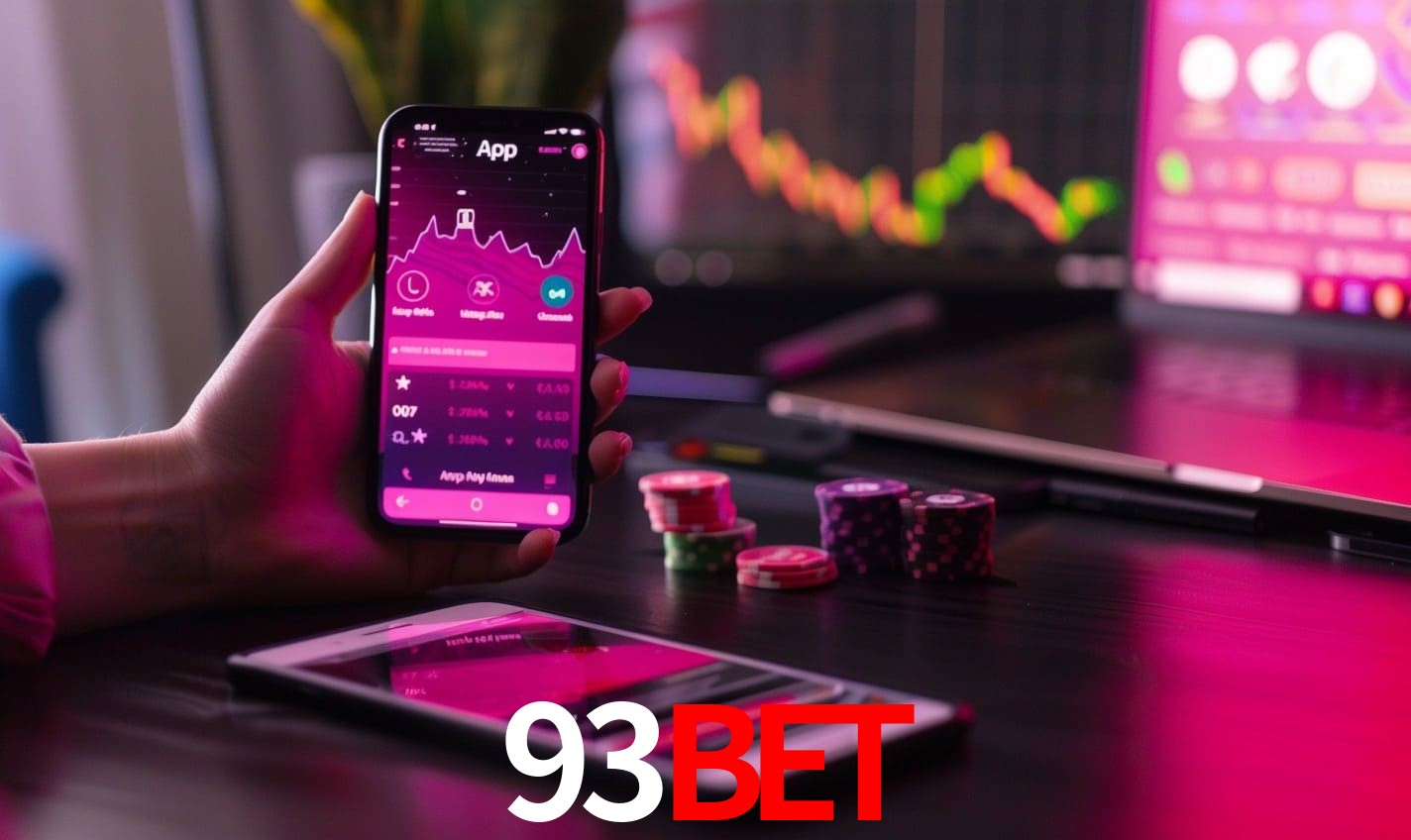 Comparação APP mobile vs versão web da 93BET